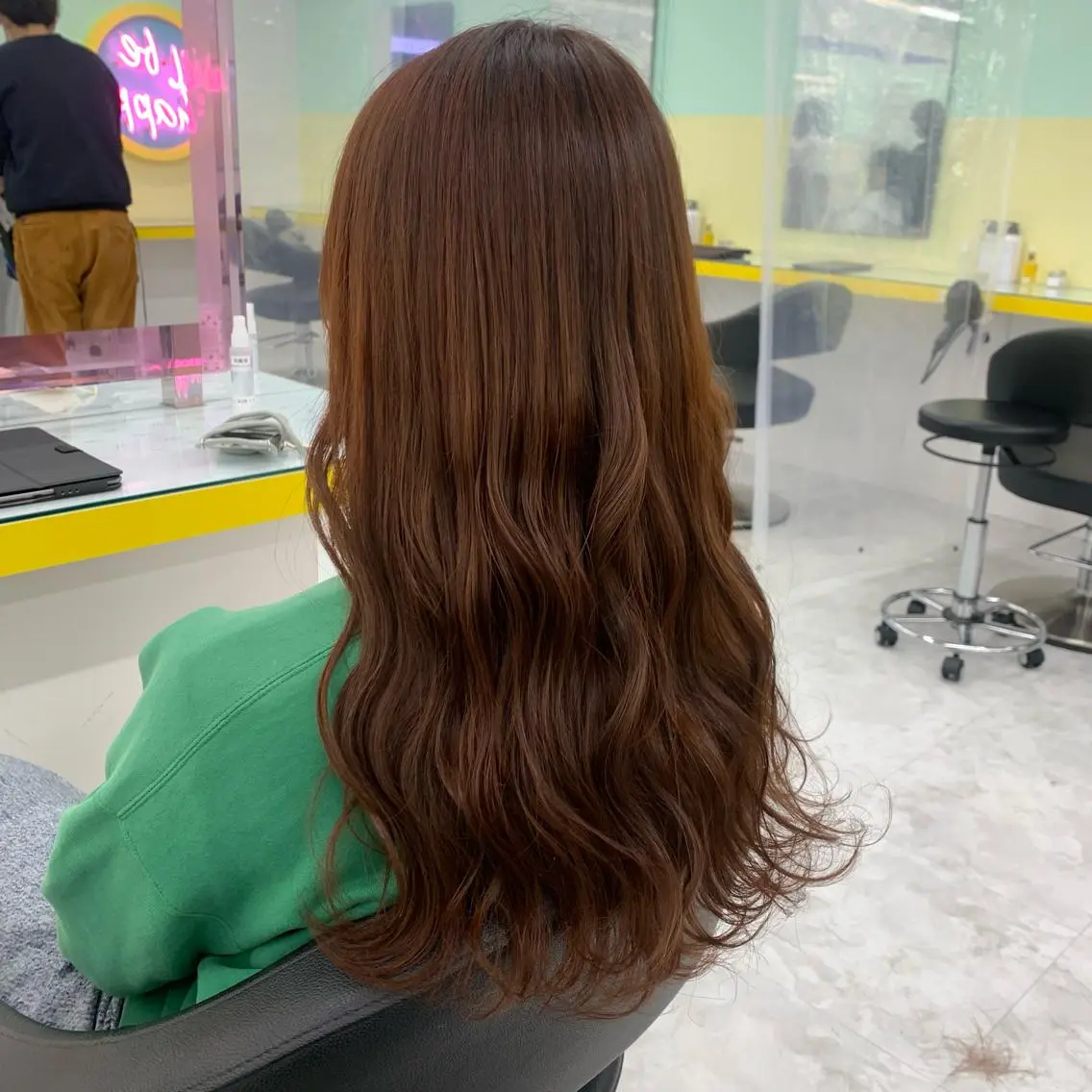 ロング カラー 韓流トレンドヘア 🎀RINAKO🎀のヘアスタイル