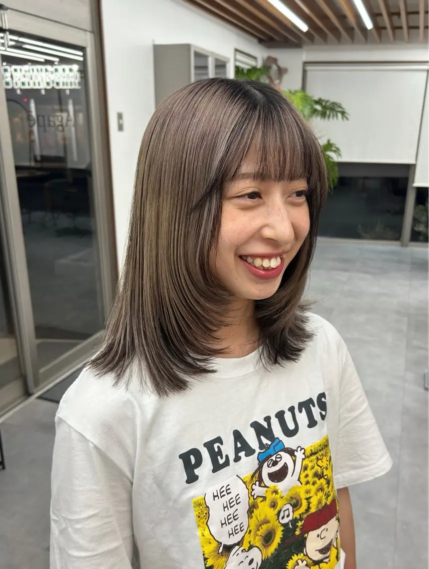 ミディアム 田村 雪華のヘアスタイル