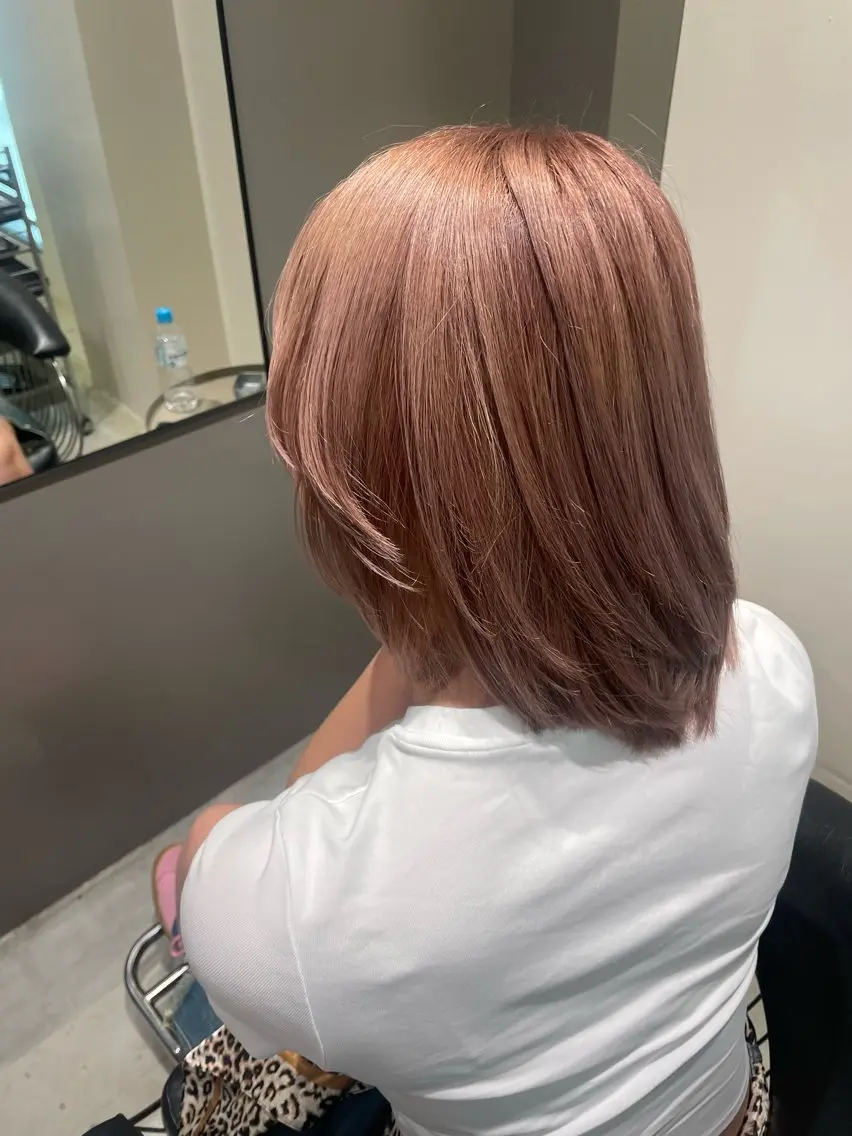 カラー ヘアカラー ないとう ゆうかのヘアスタイル