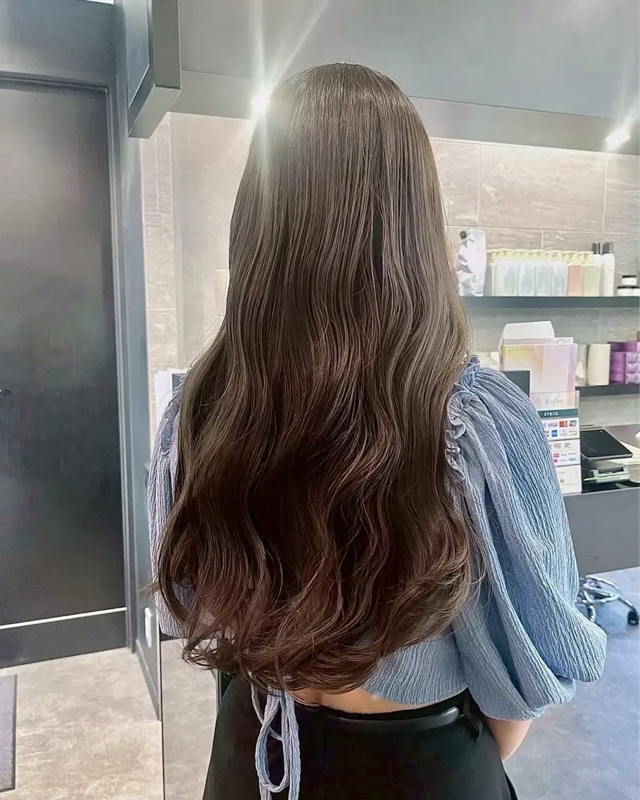 ロング ヘアカラー 🧸ダブルカラー/ベ ージュ🍪さりなのヘアスタイル
