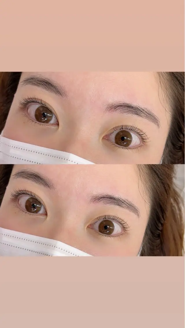 マツエク・マツパ 韓国風マツエク まつげパーマ 一重×まつ毛パーマ マツパ Honey Salonのマツエク・マツパデザイン