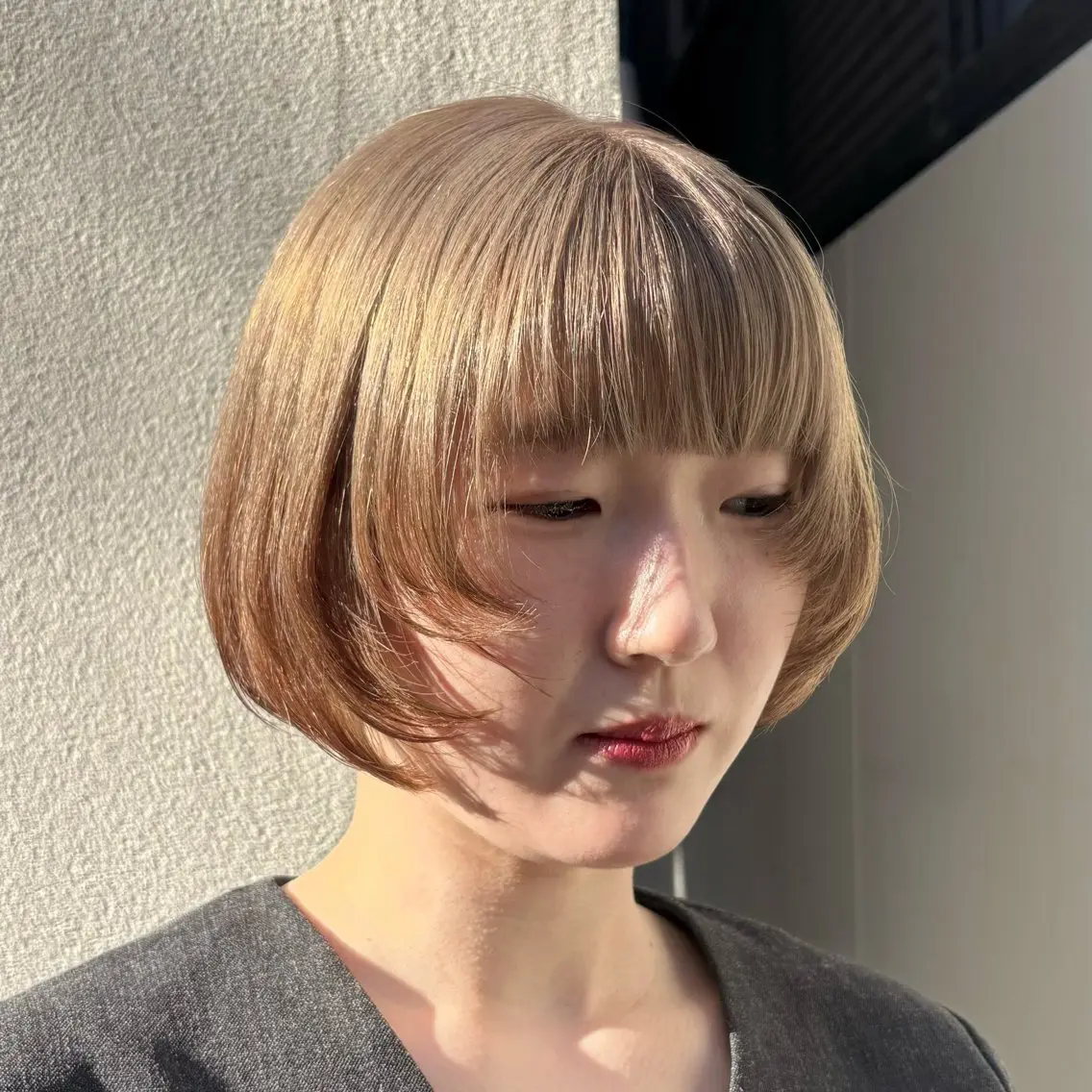 ショート カラー カット ヘアカラー トリートメント 透明感ダブルカラー ×レイヤー🌝ﾘｵのヘアスタイル