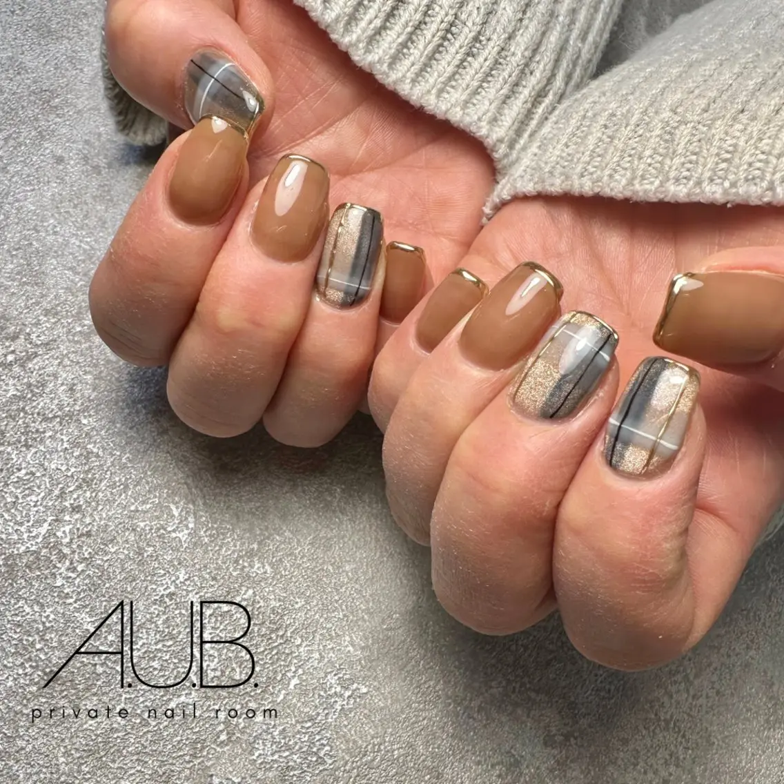 ネイル ハンドネイル A.U.B. satoのネイルデザイン