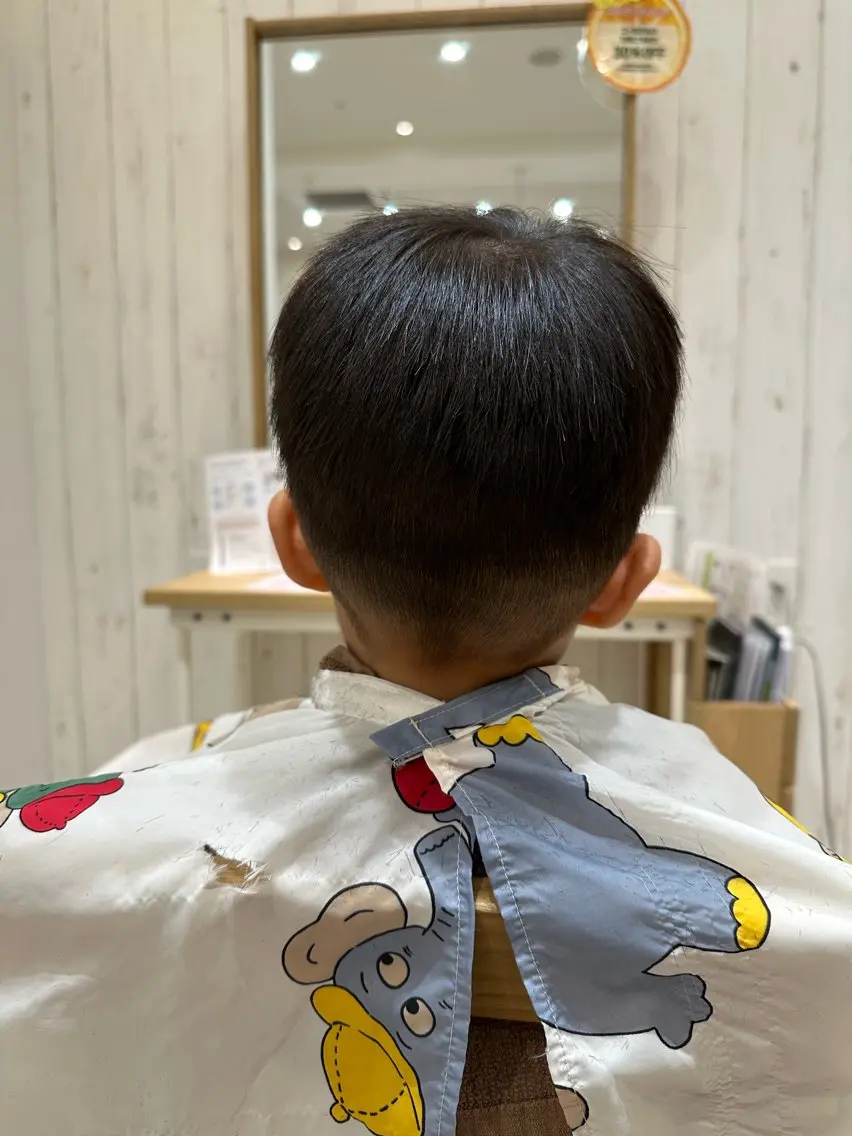 ショート メンズ キッズ 山田 真緒のヘアスタイル