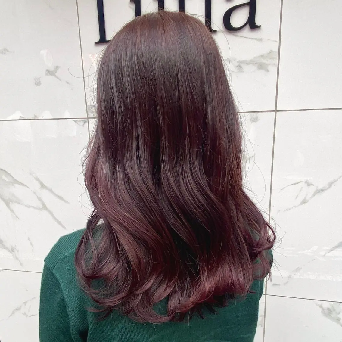 ロング カラー パーマ ヘアアレンジ メンズ メンズブリーチ メンズハイライト ブリーチ カシス ダブルカラー 新宿⌇韓国風ヘア ⌇透明感カラーのヘアスタイル
