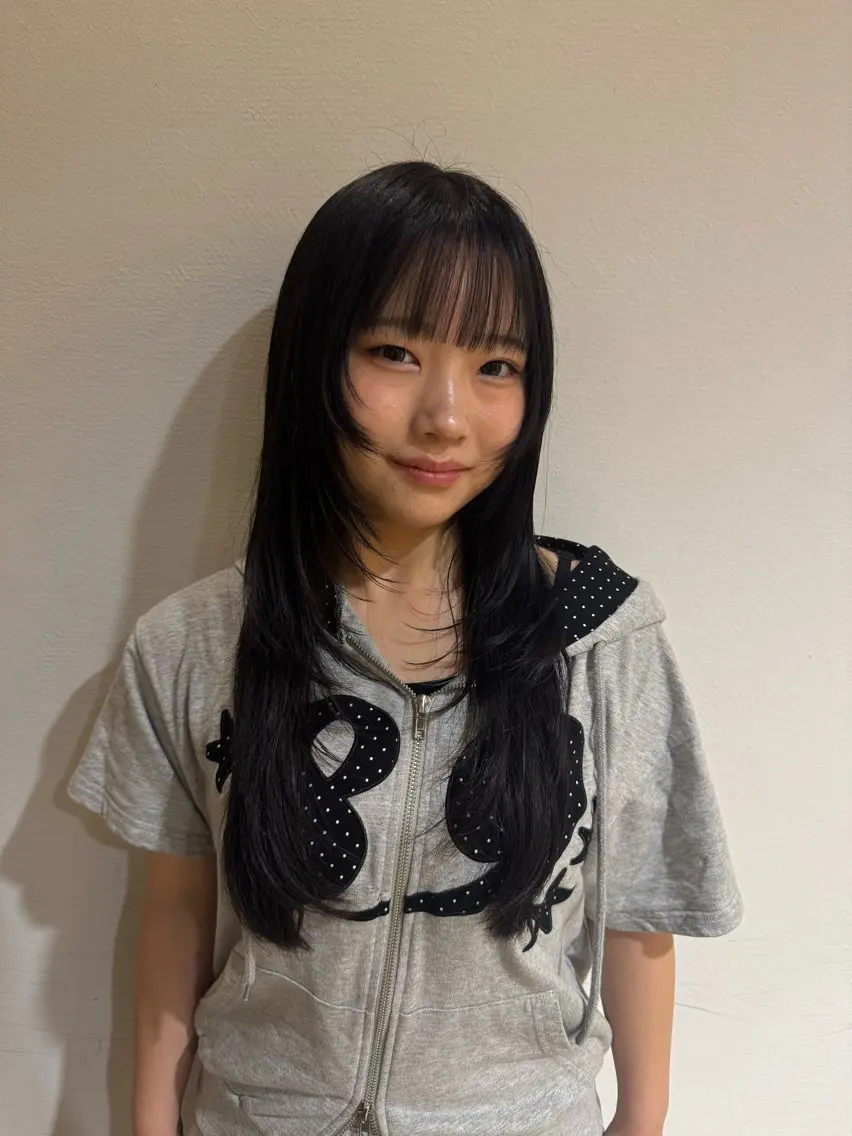 ロング 中山 こころのヘアスタイル