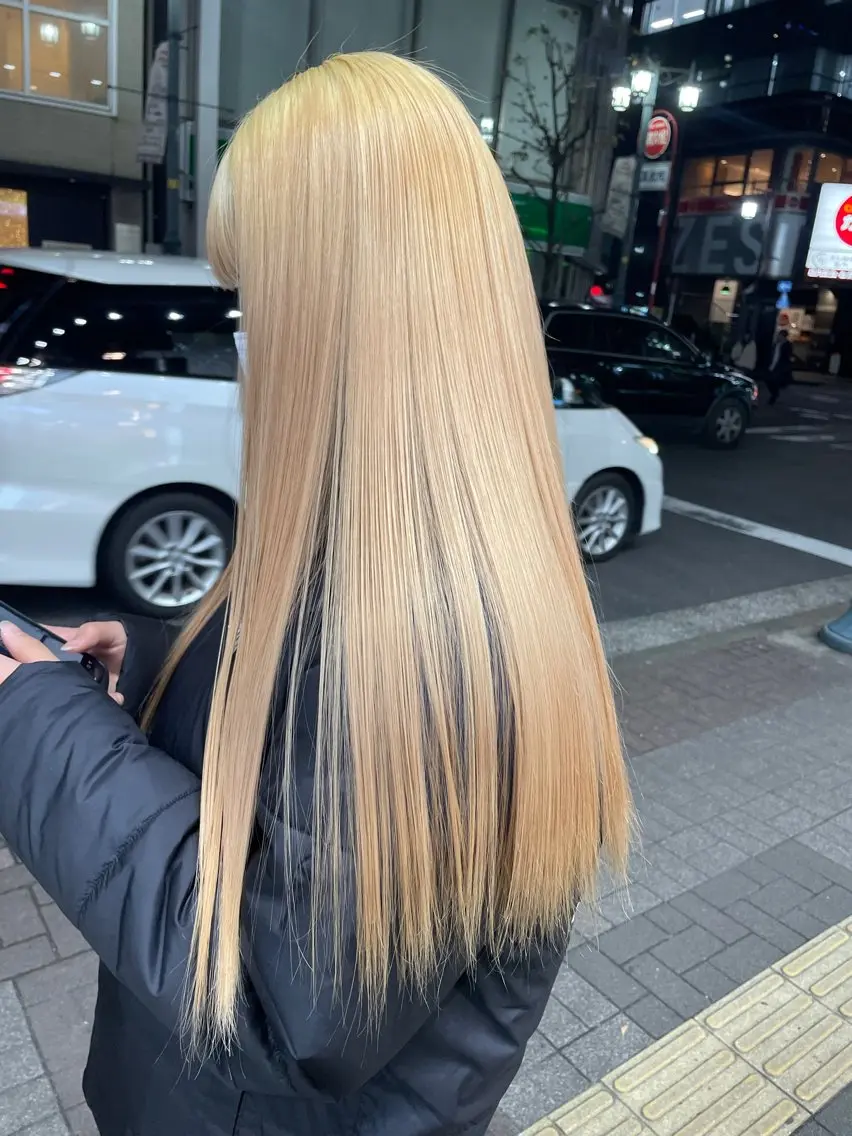 【U25】ブリーチ込みWカラー + Aujuaトリートメント💋🌊の写真