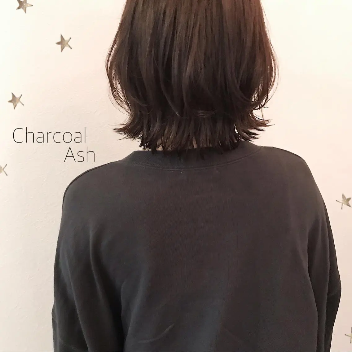ミディアム カラー 市川 千夏のヘアスタイル
