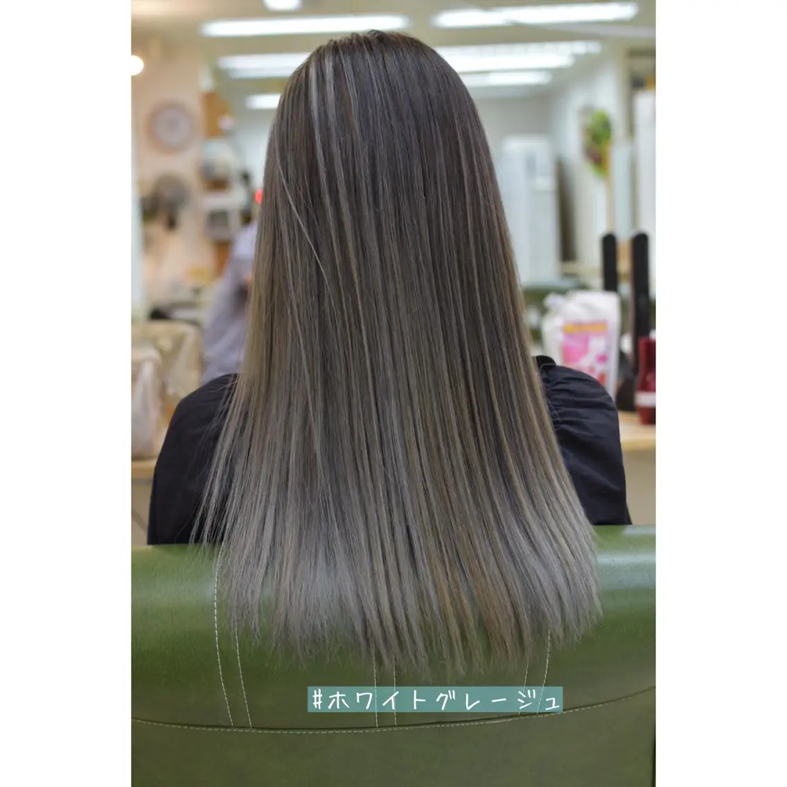 ロング カラー バレイヤージュ レイヤーカット 岩下 葉平(店長)のヘアスタイル