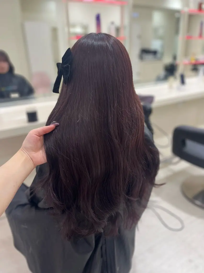 カラー ヘアカラー トリートメント ベージュ・ラベンダー カラー🎀りりのヘアスタイル