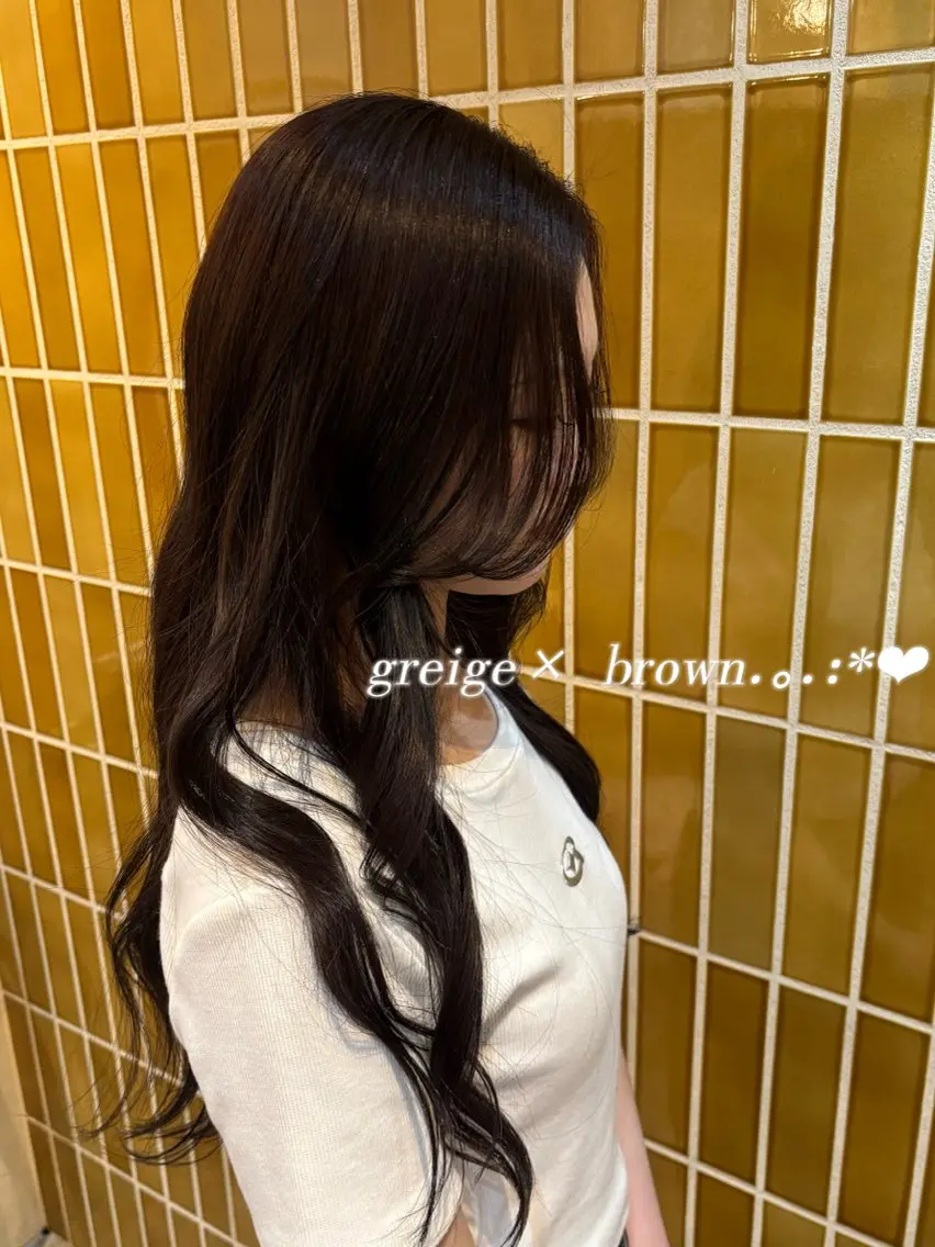 カラー ヘアカラー 波多野 聖のヘアスタイル