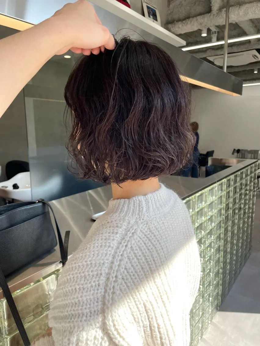 ショート ボブ カット トリートメント 👑ボブはお任せ ミヤノ👑のヘアスタイル