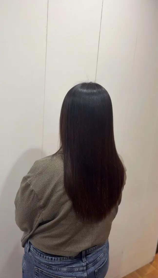 ロング 縮毛矯正 大槻 滉峻のヘアスタイル