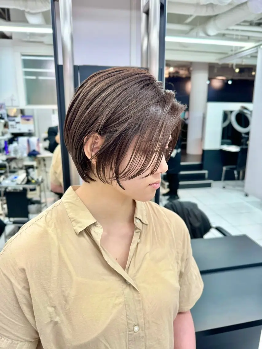 ショート 丸みショート ショートヘア 加藤 真介のヘアスタイル