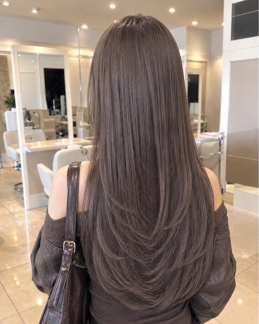 ロング カラー パーマ カット ヘアカラー トリートメント 金子 直樹のヘアスタイル