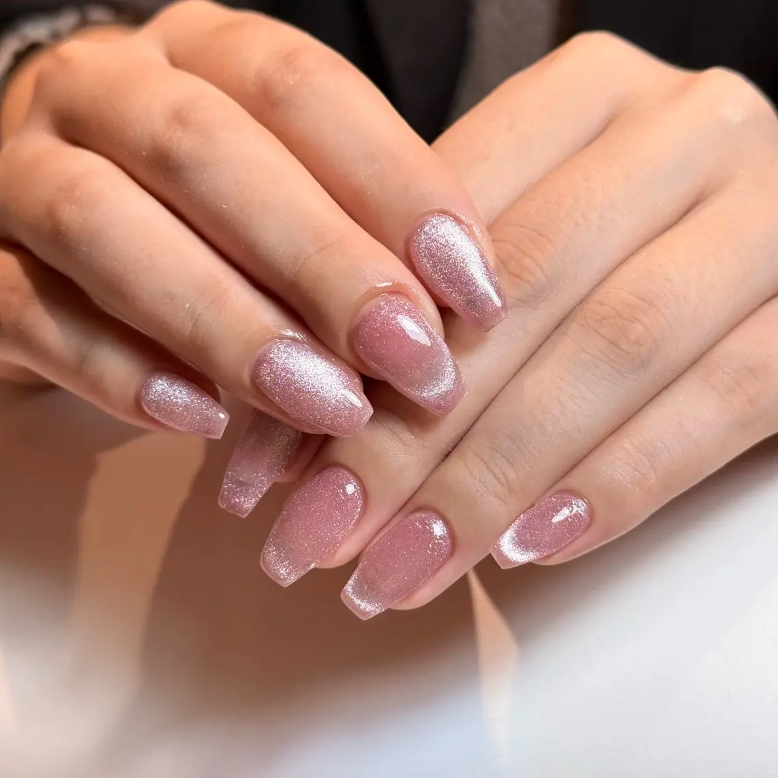 ネイル アートネイル チークネイル フレンチネイル グラデーション キラキラネイル ハンドネイル Risa_ Nailのネイルデザイン