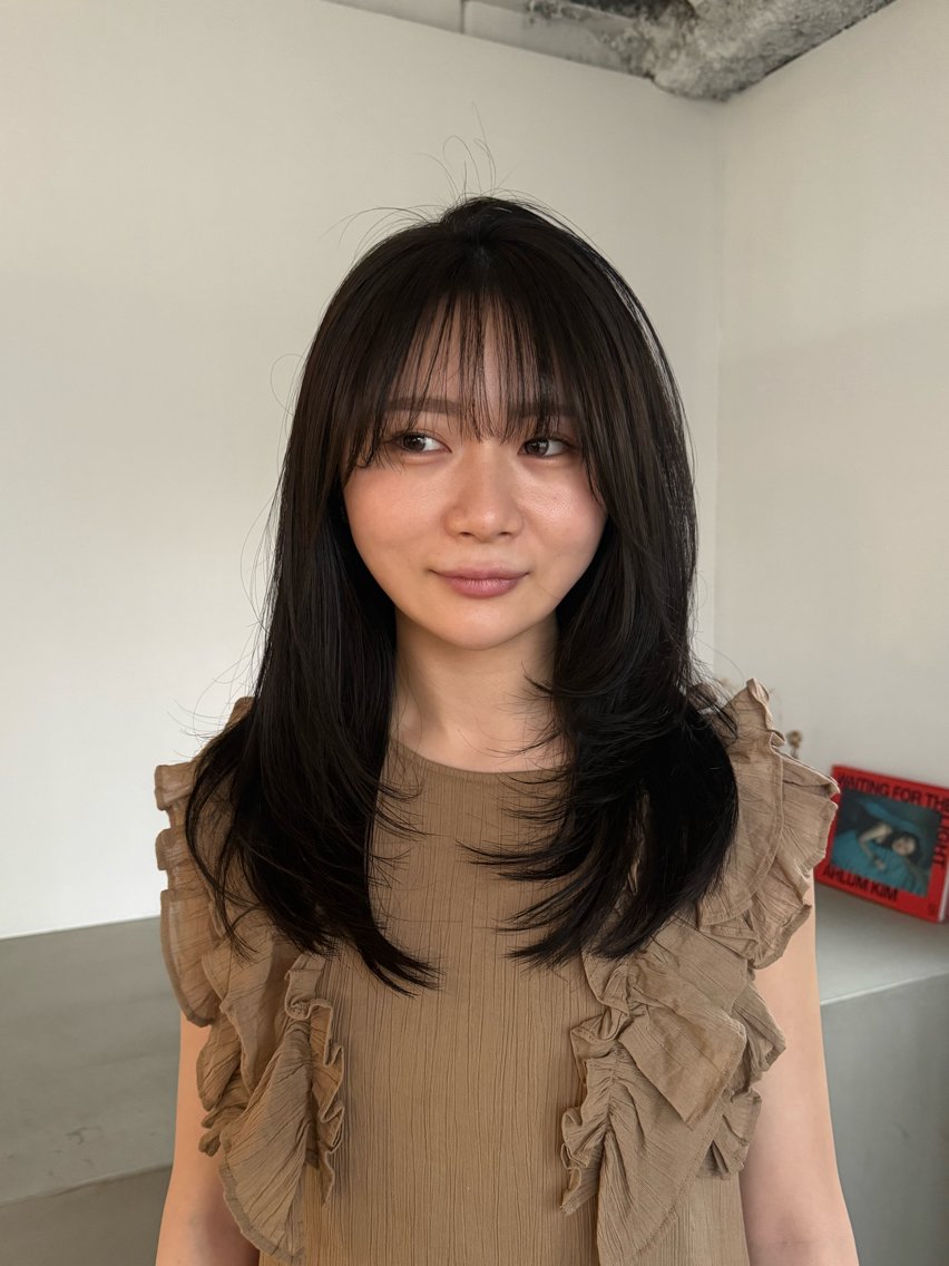 セミロング カラー ヘアカラー Miyu .のヘアスタイル