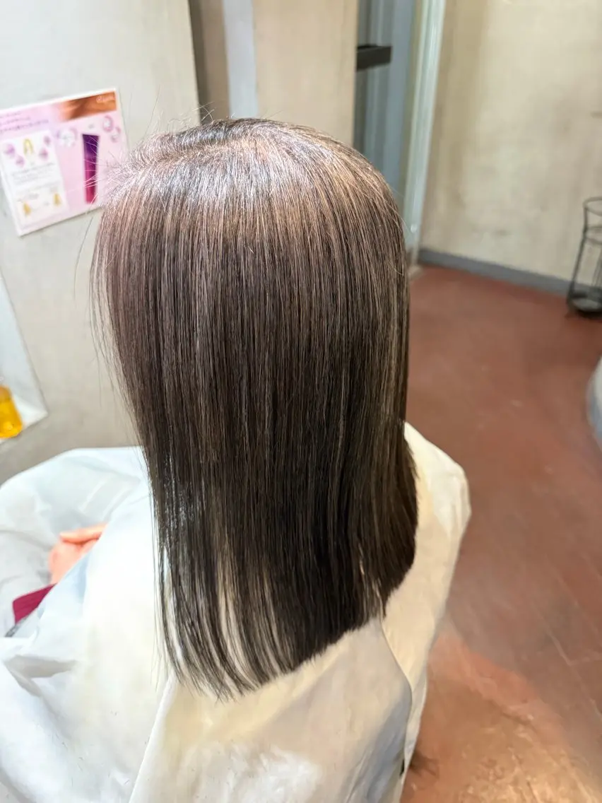 ミディアム 縮毛矯正 カット 縮毛矯正 縮毛矯正専門店☆ 春井　祐人のヘアスタイル