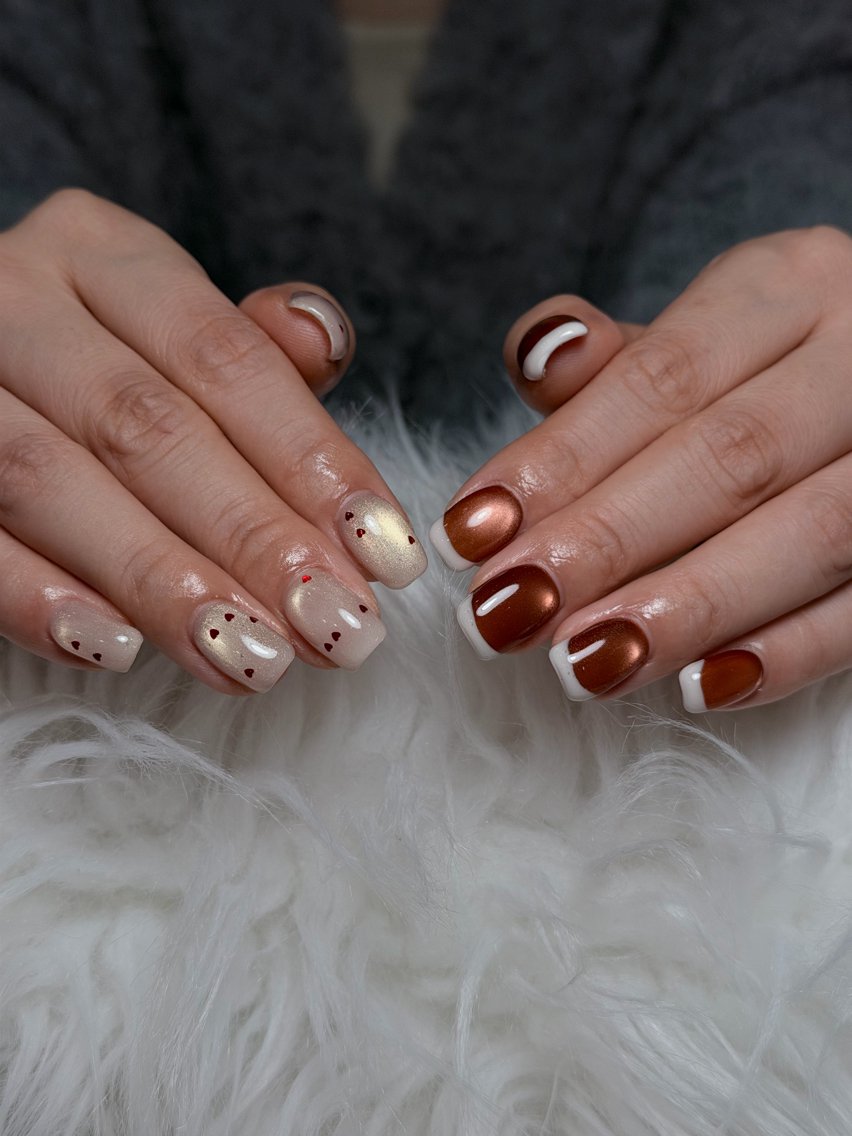 ロング 韓国風ヘア ロング クリスマス ハンドネイル Miyabie' Nail Salonのネイルデザイン