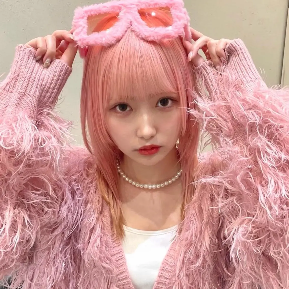 セミロング カラー ミルクティーブラウン 名古屋/フウトのヘアスタイル