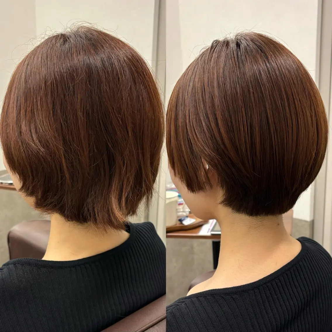 【ショート、ボブ限定】カット＋酸性ストレート＋3ステップトリートメントの写真