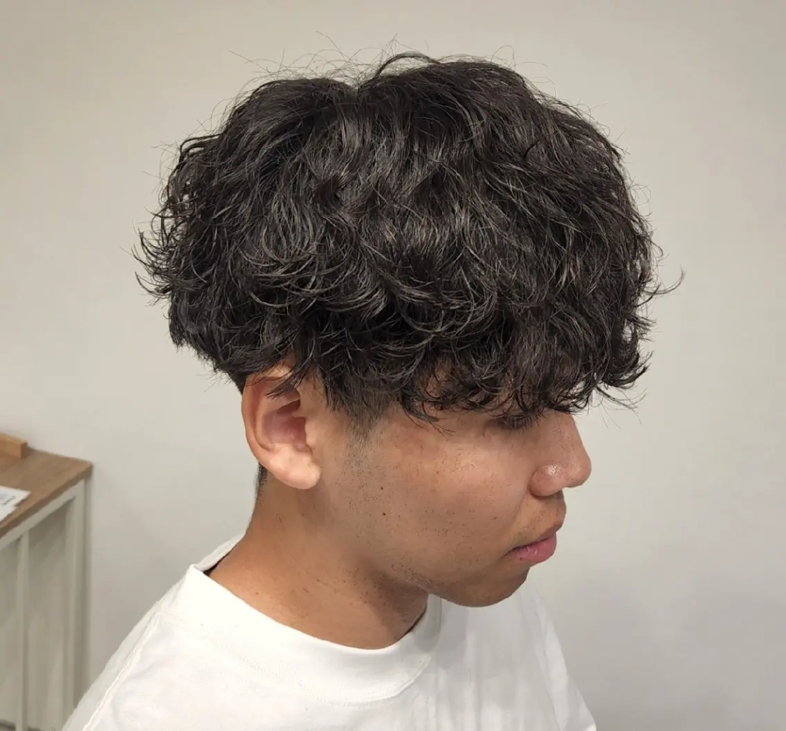 ショート パーマ メンズ 【イケメン風パーマ】 SHOFYのヘアスタイル