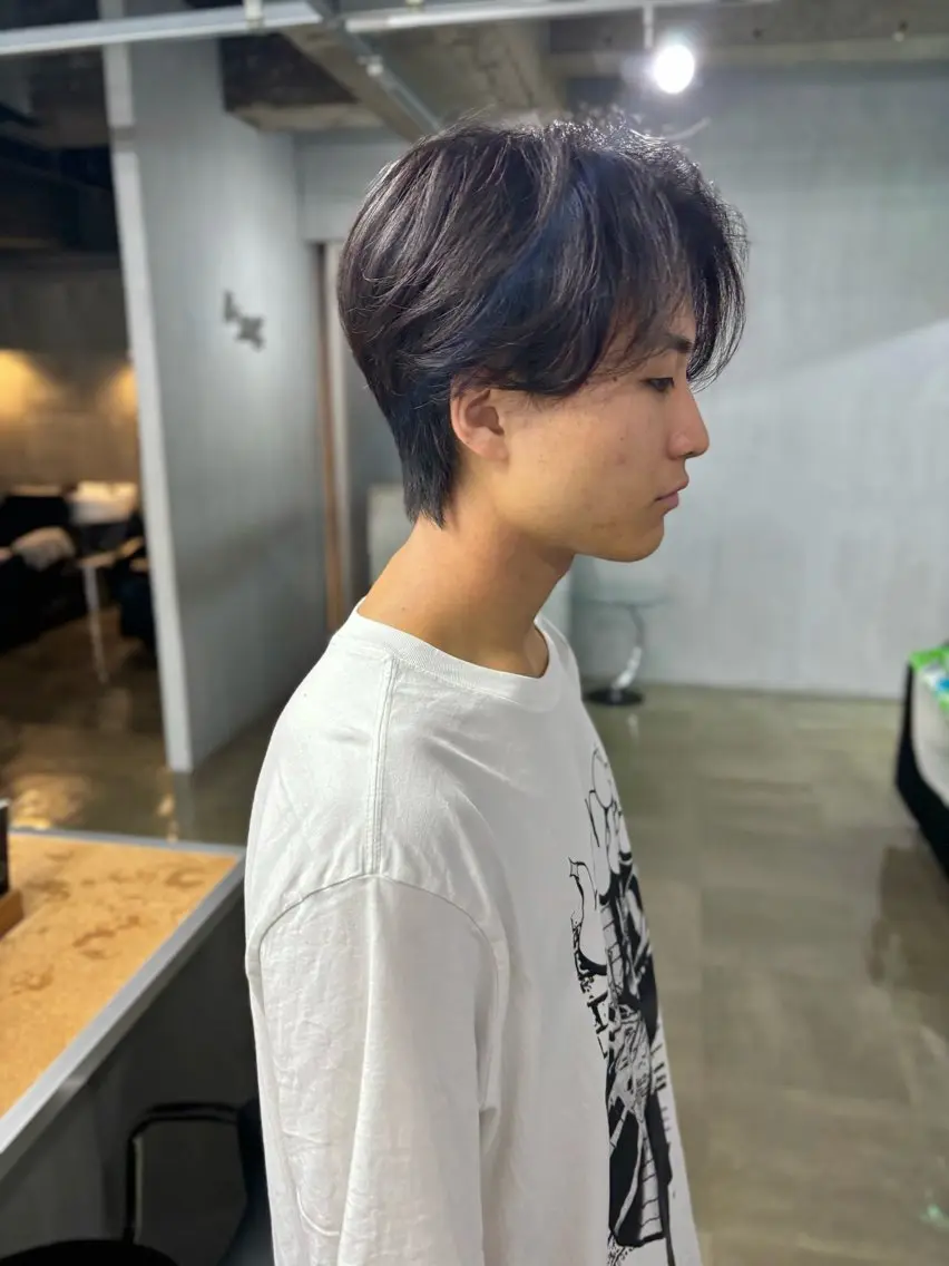 ショート カラー パーマ メンズ カット パーマ メンズ/ダブルカラー /パーマ/来栖慧💈のヘアスタイル