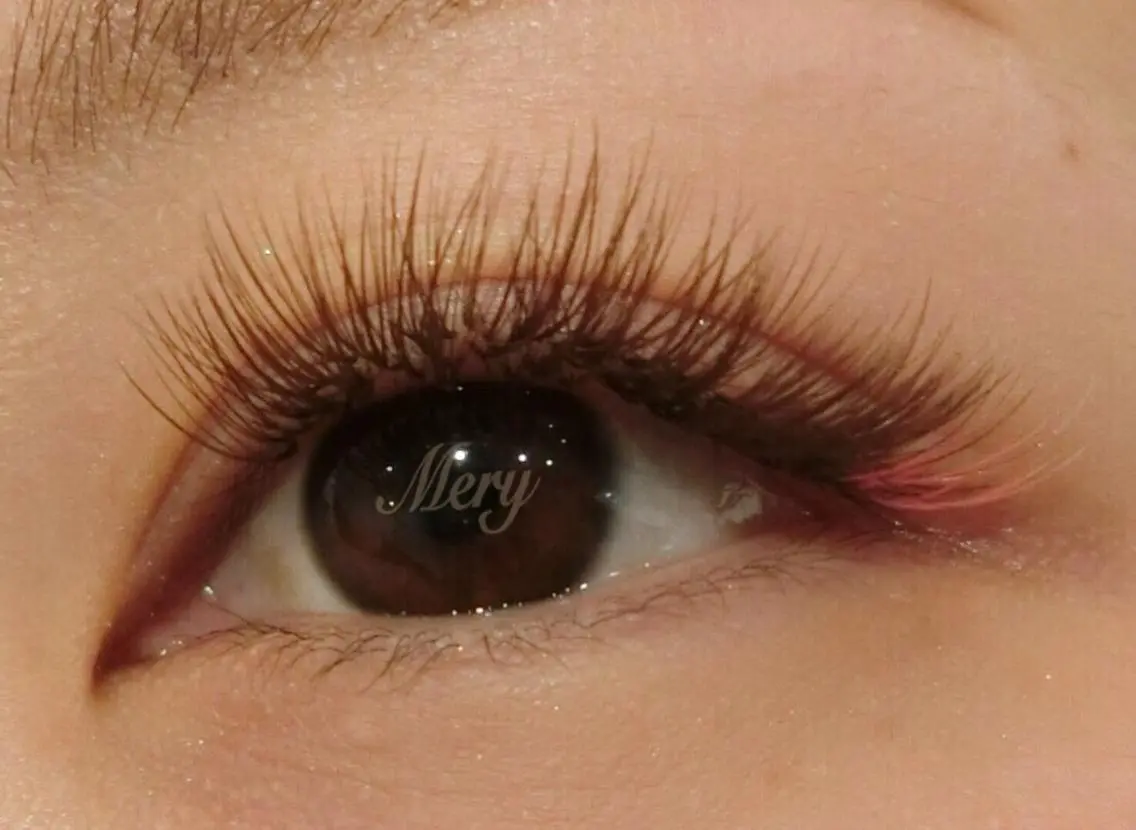 マツエク・マツパ カラーマツエク ボリュームラッシュ eyelash Meryのマツエク・マツパデザイン