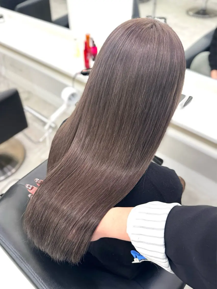ロング カラー カット ヘアカラー ♡ParveMix NANO♡のヘアスタイル