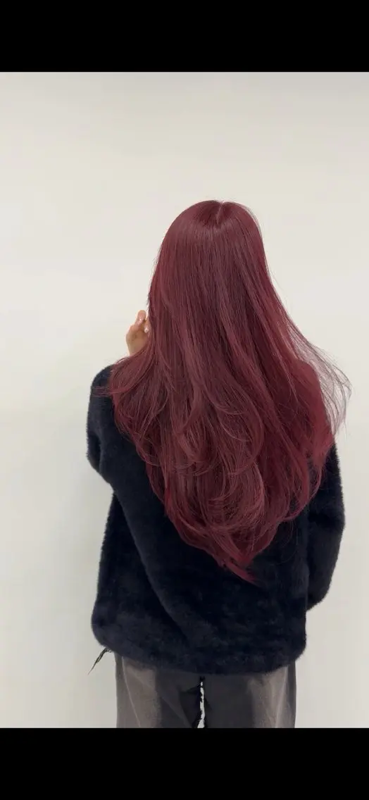ロング 🍒暖色🍒ブリーチ なしカラー/たくみ。のヘアスタイル