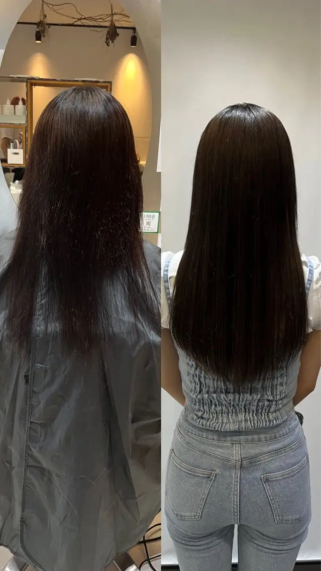 ロング 野村 奈里亜のヘアスタイル