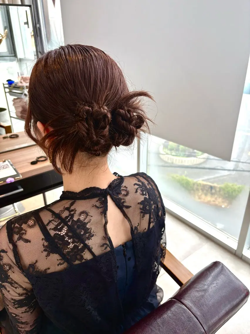 ロング ヘアアレンジ 🩵MEI🩵鶴見 ／ヘアアレンジ💫のヘアスタイル