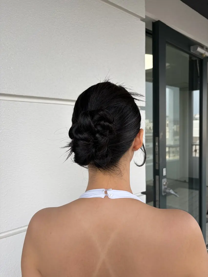 ロング ヘアアレンジ ヘアセット 髪質改善特化🥣🫧 天神美容室のヘアスタイル