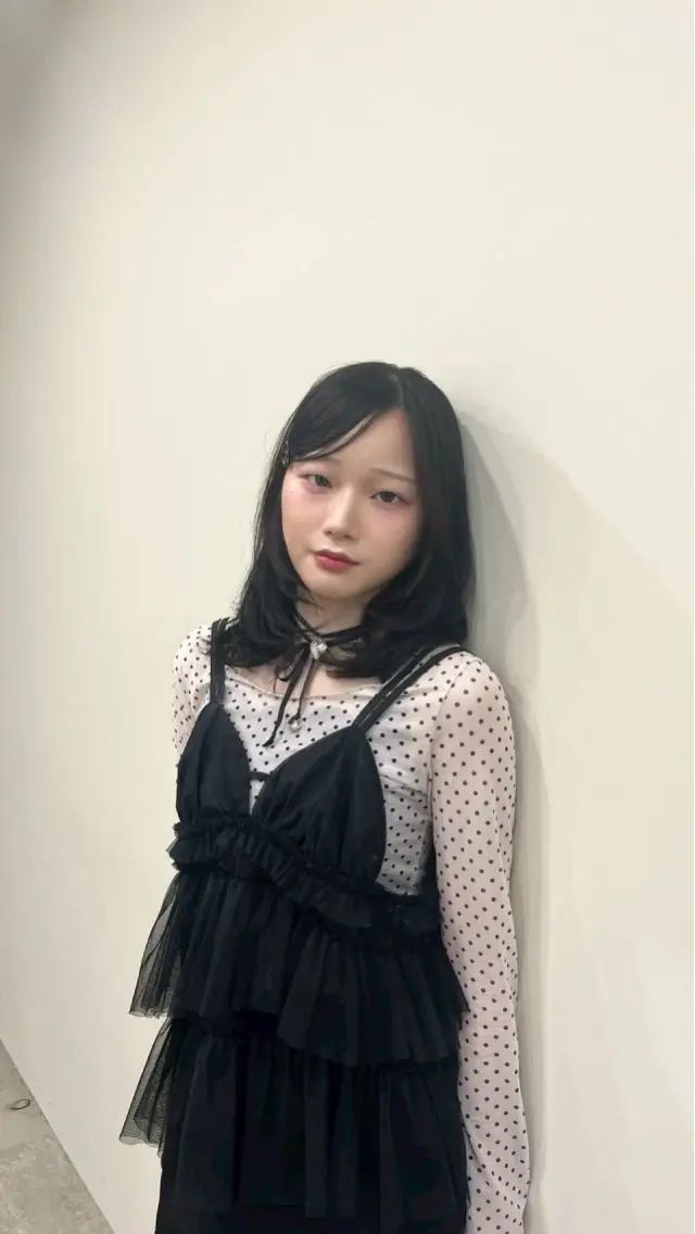 ミディアム ヘアカラー haruna🌼 暖色♡透明感カラー♡のヘアスタイル