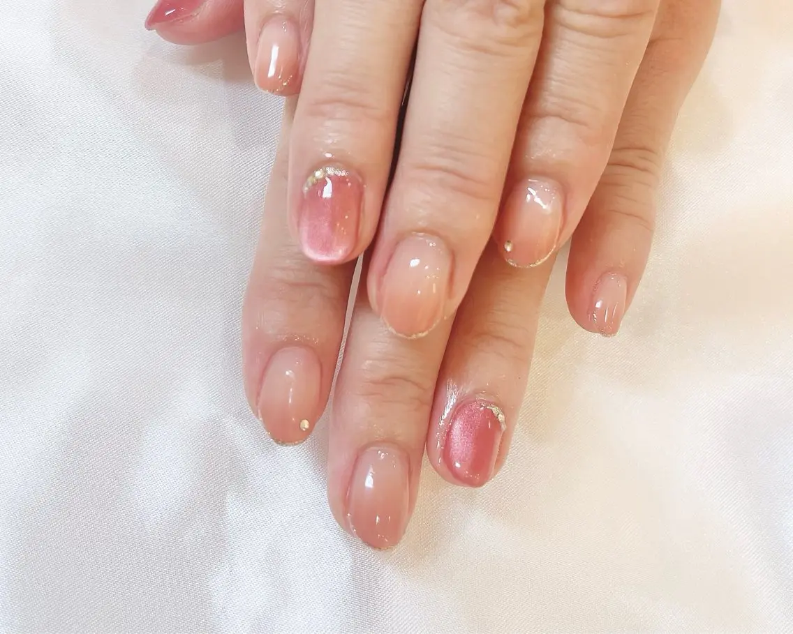 ネイル ピンク ハンドネイル Airis nailのネイルデザイン