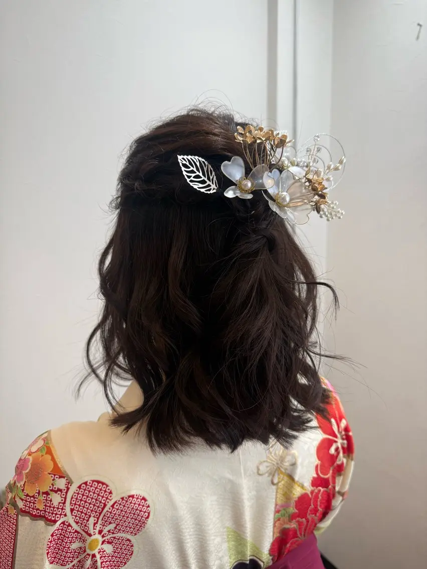 ヘアアレンジ レイヤー/コテパーマ 松本　希愛のヘアスタイル