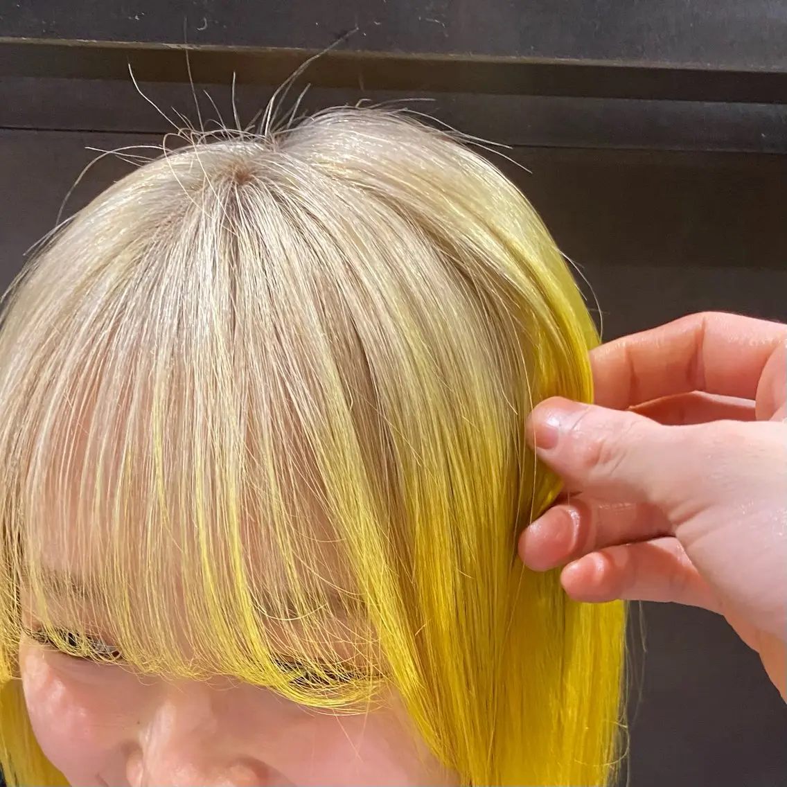 ミディアム カラー 🤍レイヤーカット ハイトーンまりん🤍のヘアスタイル