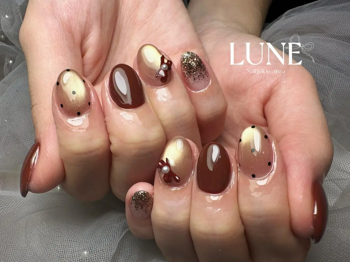 ネイル ハンドネイル LUNE nail salon 銀座のネイルデザイン