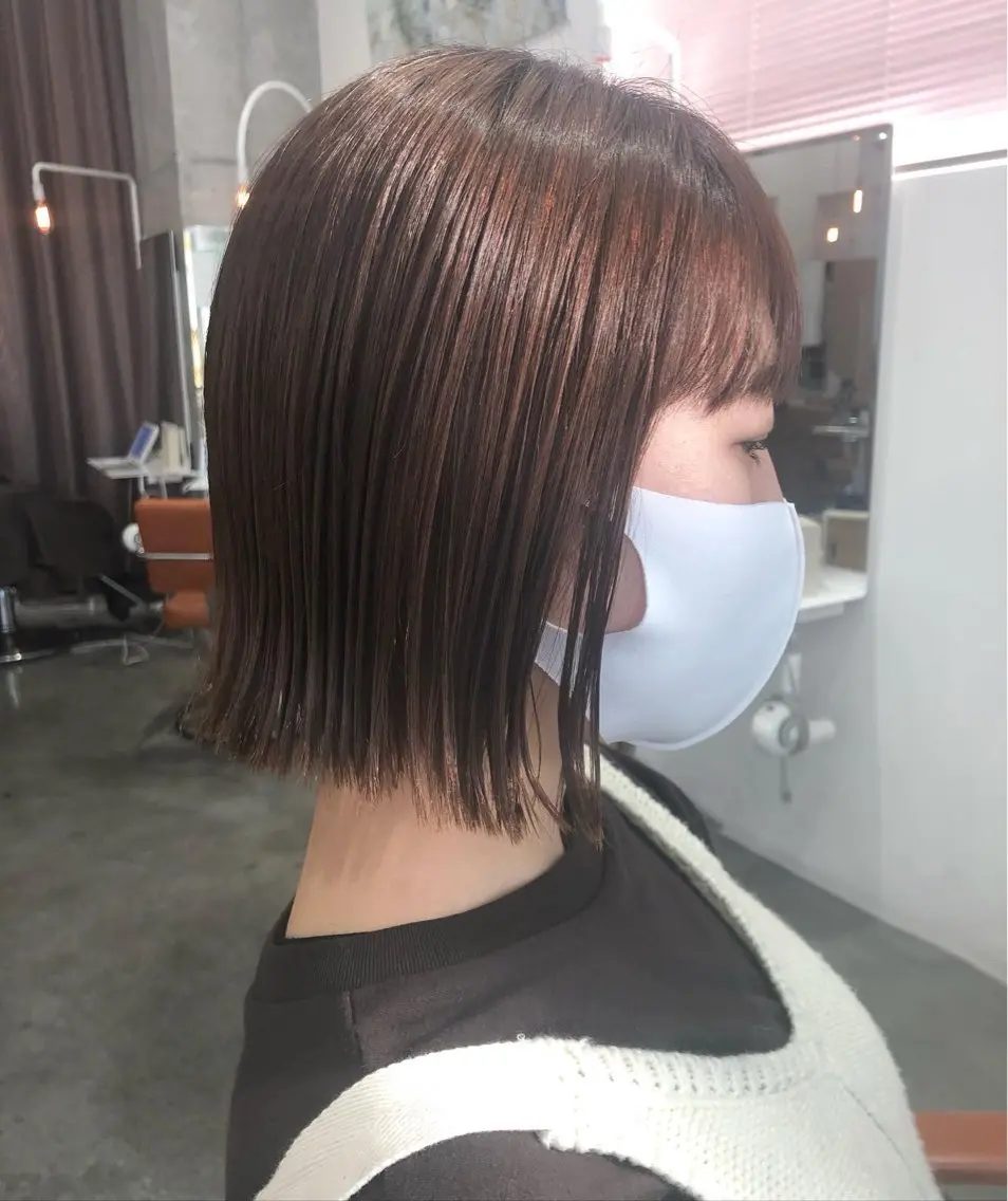 ショート カット ヘアカラー トリートメント 🍊千葉 未来🍊店長のヘアスタイル