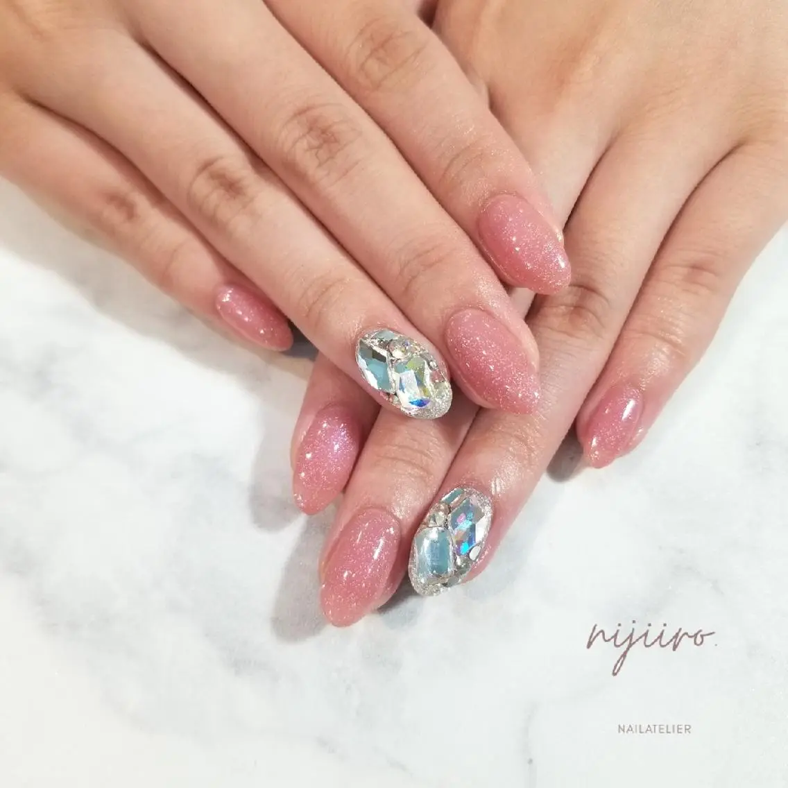 ネイル ワンカラーネイル ハンドネイル nijiiro🌈 サトウのネイルデザイン
