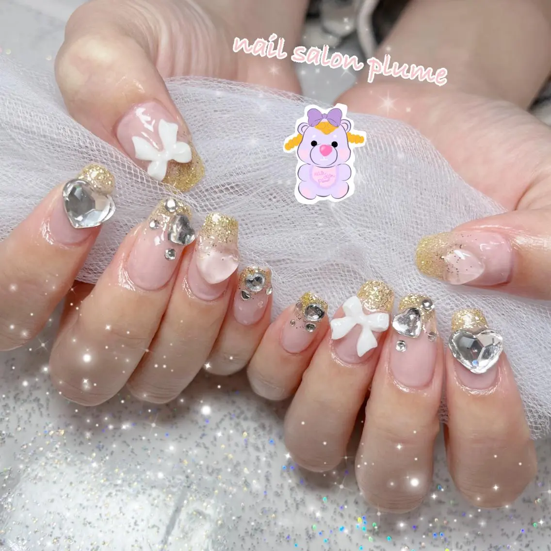 ネイル ハンドネイル plume nail ☆韓国ネイルのネイルデザイン