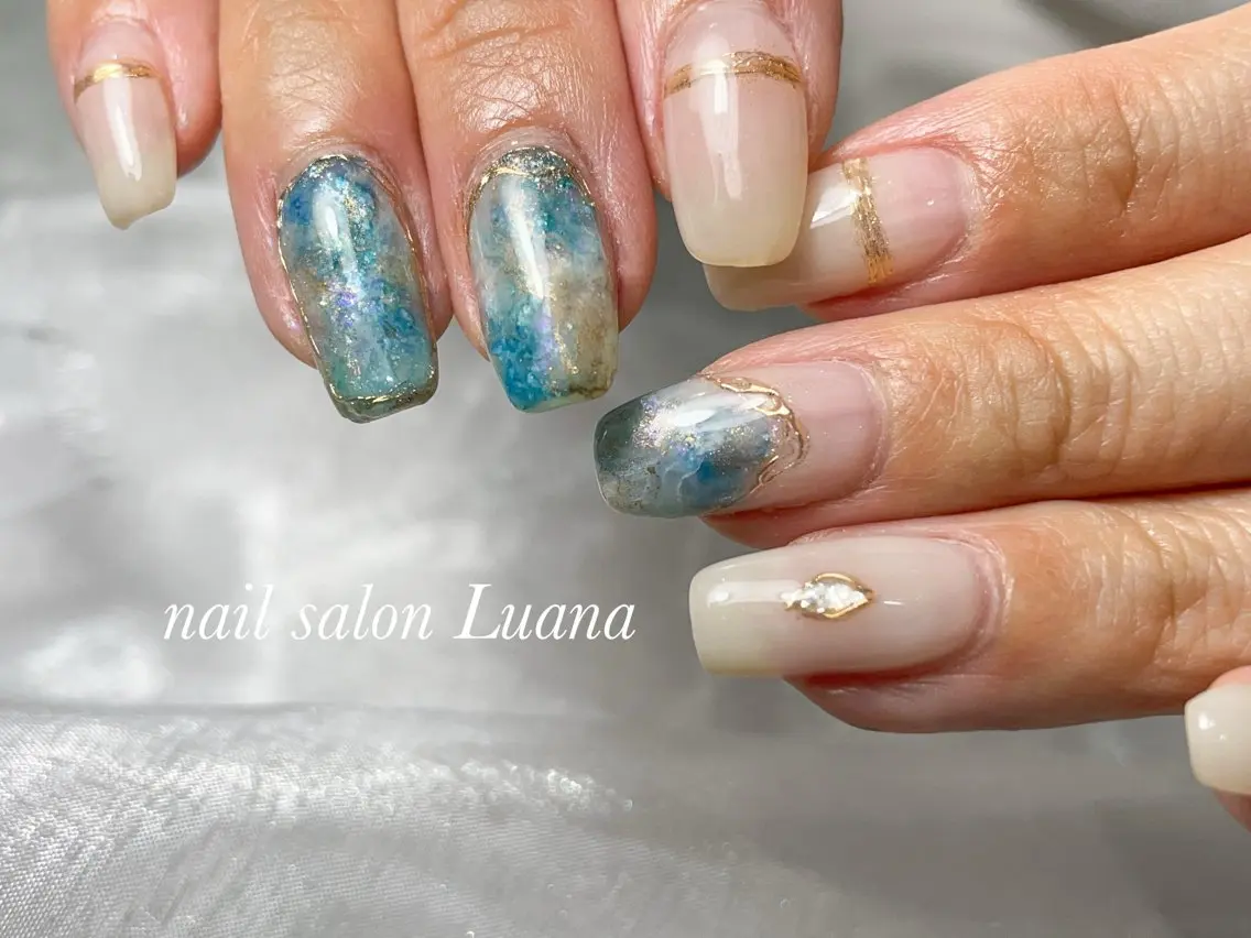 ネイル ハンドネイル nail salon Luanaのネイルデザイン