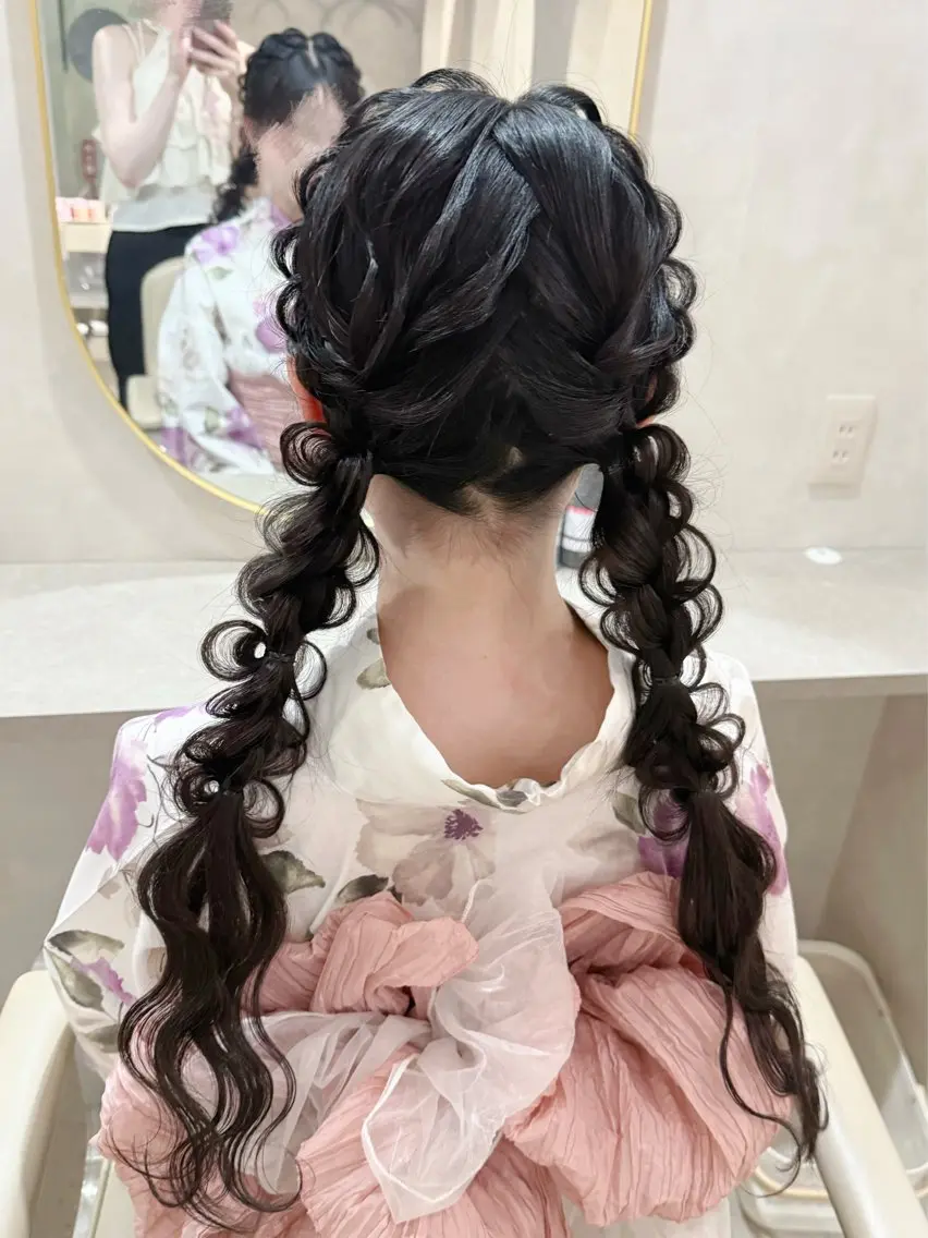 ヘアアレンジ 着付け セットサロンCURE 🩵あんみのその他イメージ