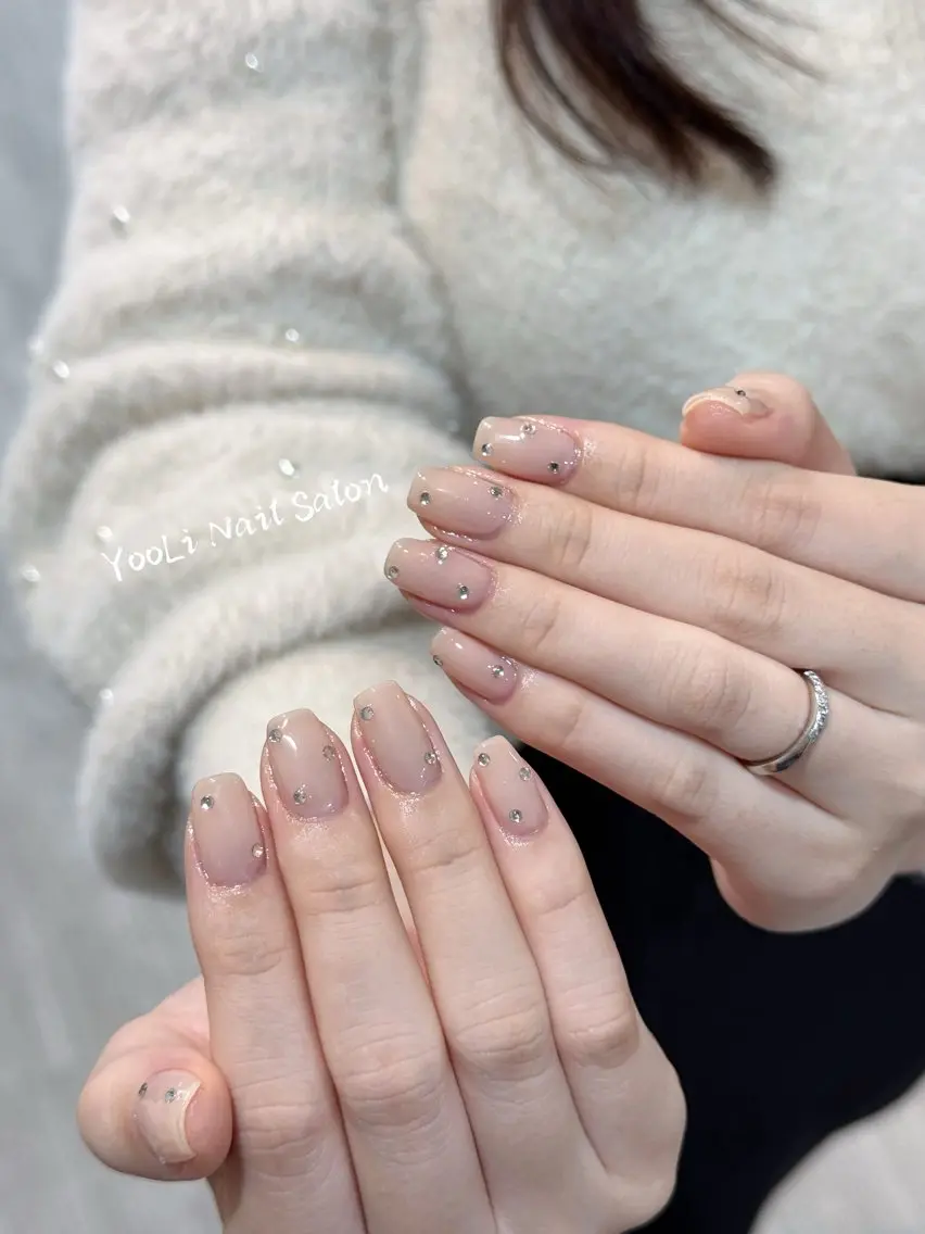 ネイル ワンカラーネイル 🎀🎀YooLi Nail Salonのネイルデザイン