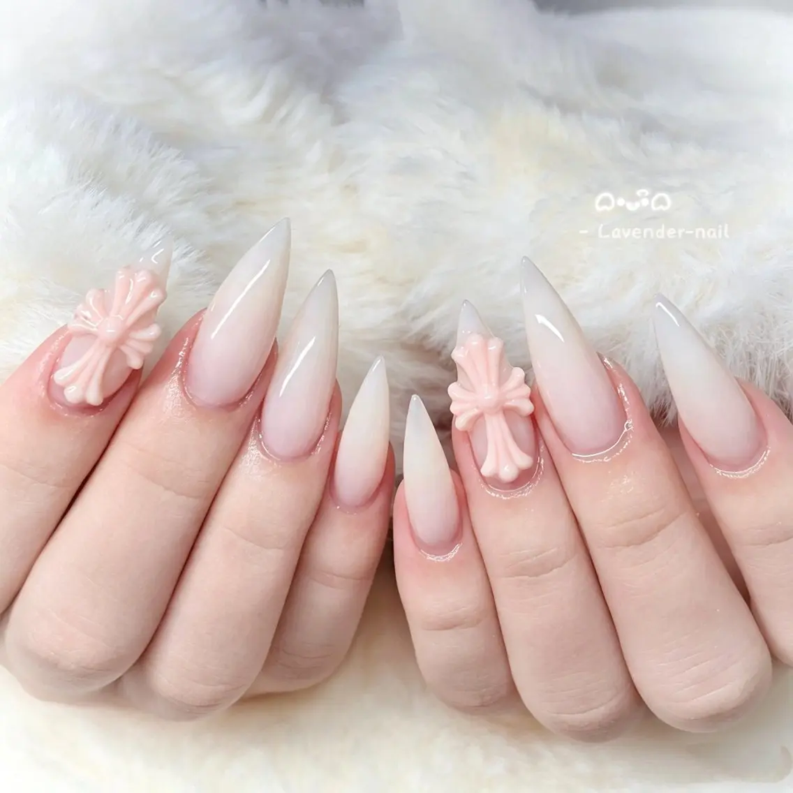 ネイル ハンドネイル Lavender nail·中島公園のネイルデザイン