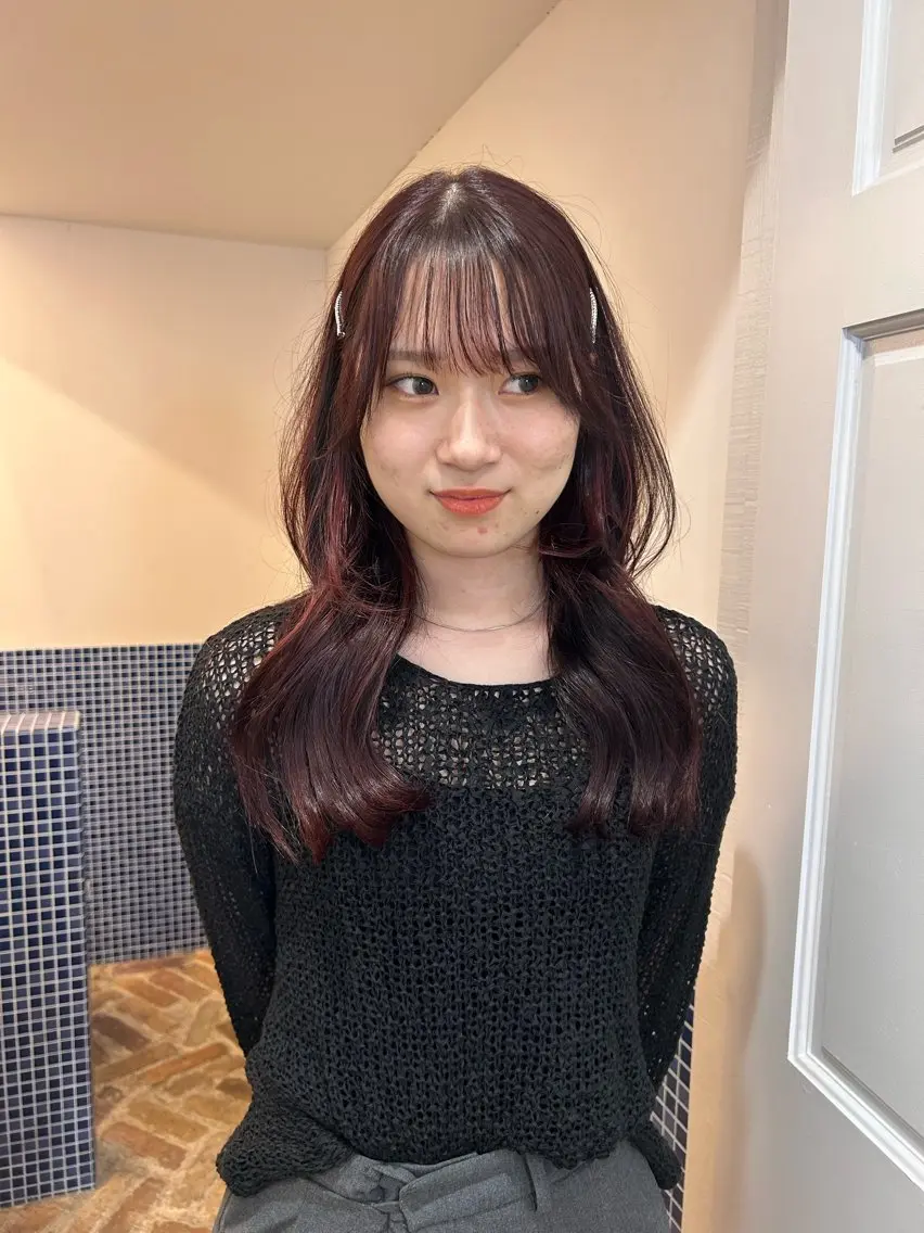 ロング カラー mi yuのヘアスタイル