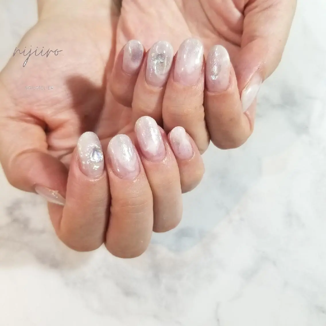 ネイル ニュアンスネイル ハンドネイル nijiiro🌈 サトウのネイルデザイン