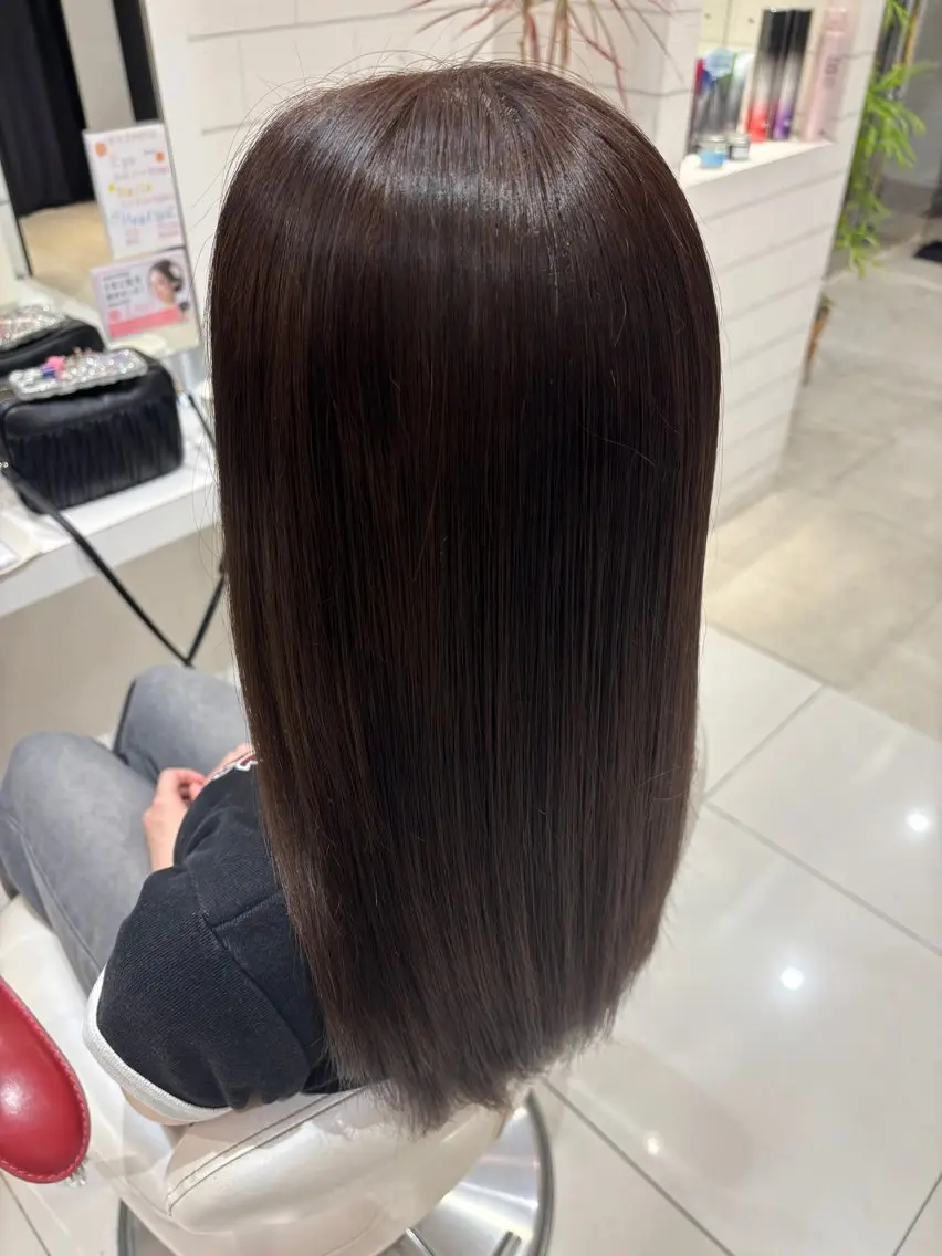 カラー ブラウンカラー ショコラブラウン 多田 愛咲のヘアスタイル