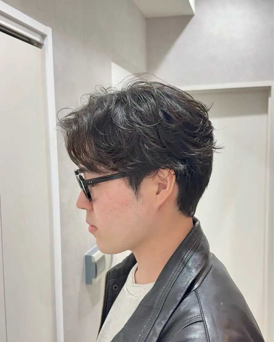 ショート パーマ メンズ カット パーマ 【東北メンズヘア1 位受賞🥇】本間祐太のヘアスタイル