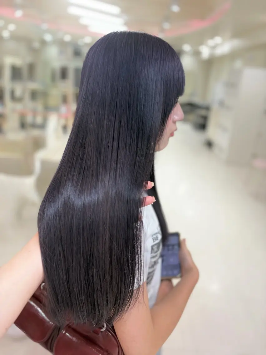 カラー ヘアカラー トリートメント ベージュ・ラベンダー カラー🎀りりのヘアスタイル